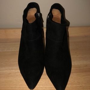 COACH suede ankle bootie